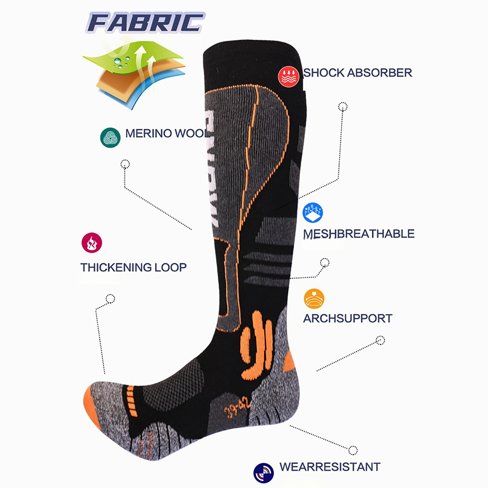 Loogdeel High Quality Merino W - đánh giá và giá Thermal Sock Winter