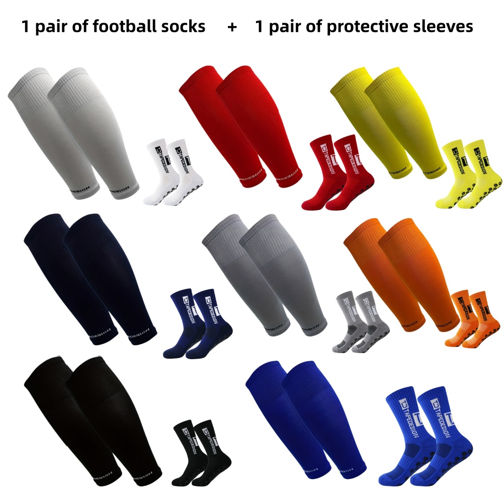 1 pair of football socks+1 pai - đánh giá và giá Compression Sleeve Calf