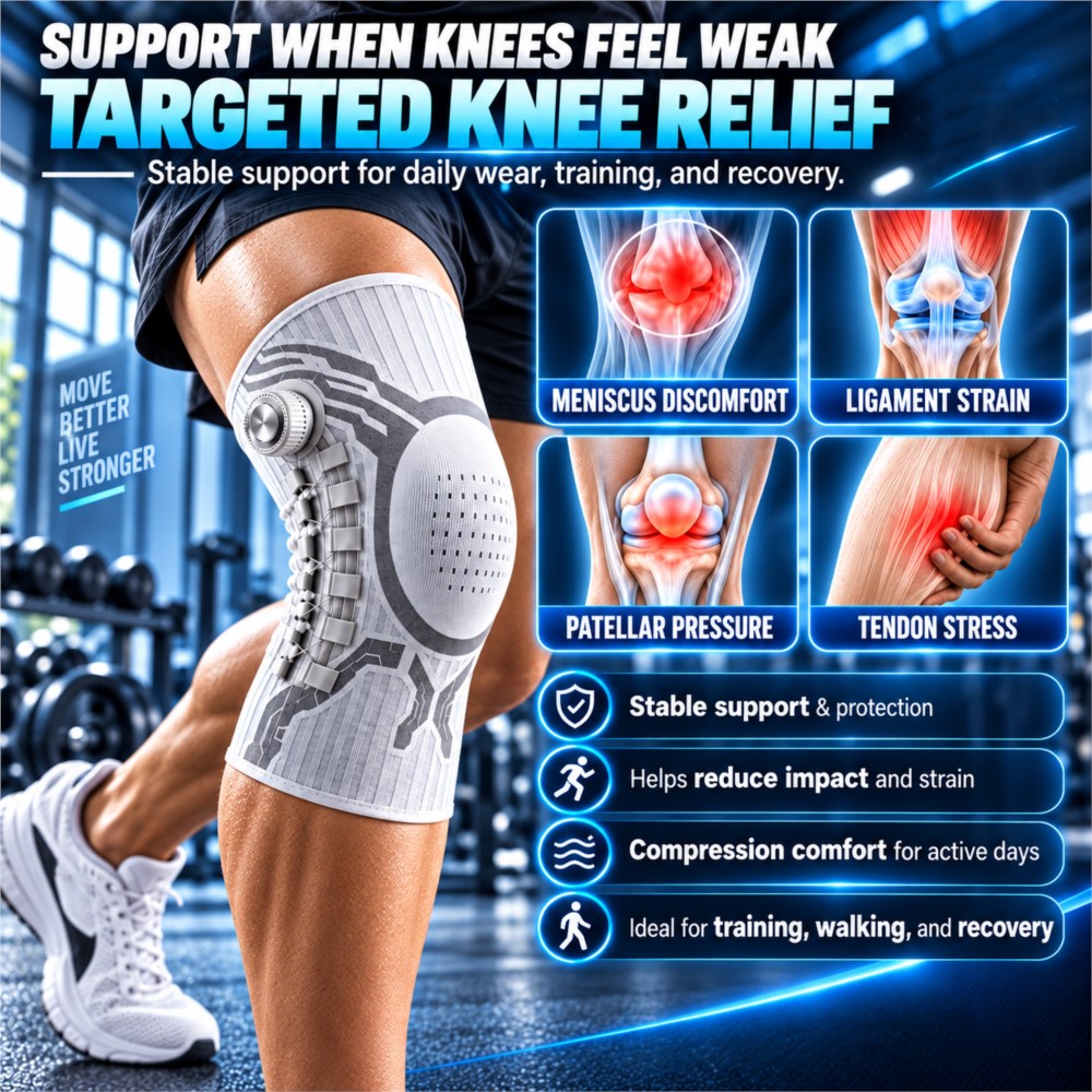 Adjustable Smart Knob Knee Bra - đánh giá và giá Compression Sleeve Calf