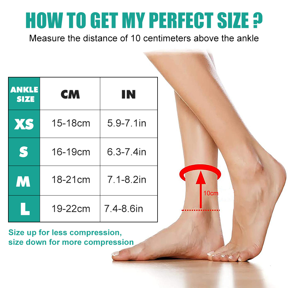 Ankle Compression Socks, Plant - đánh giá và giá Ankle Brace Sock