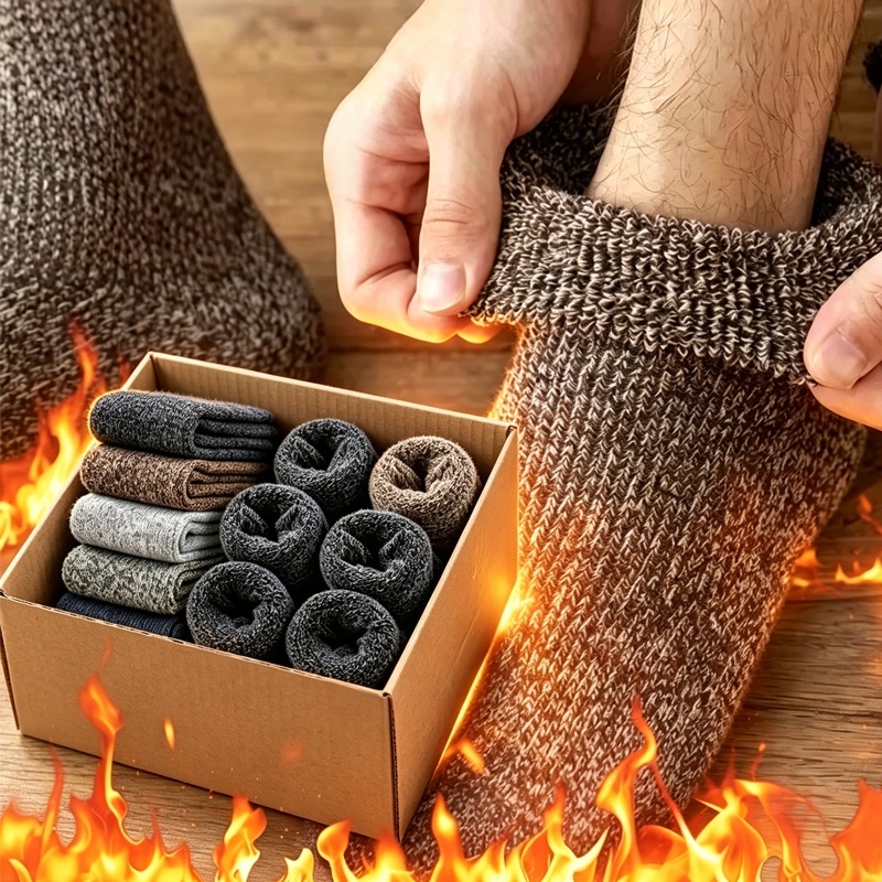 Thick Thermal Socks Men Heavy  - đánh giá và giá Thermal Sock Winter