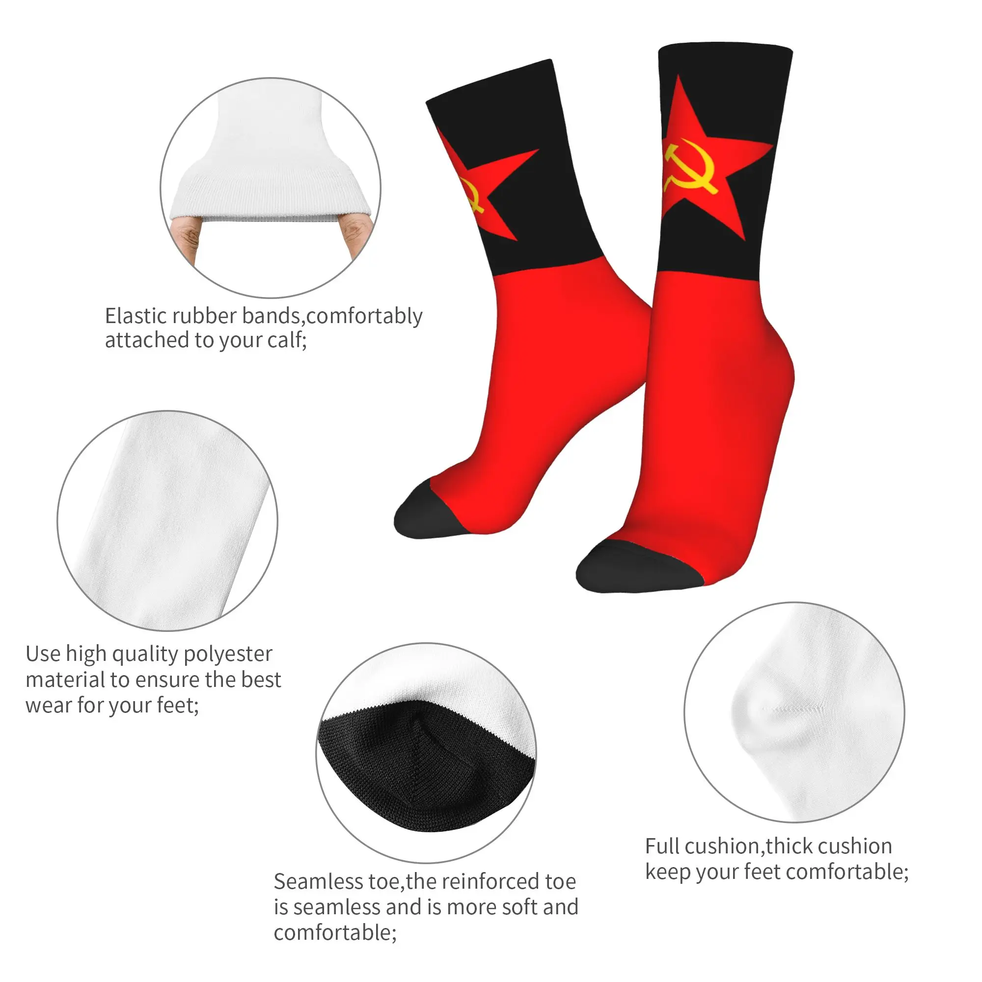 Russian Flag Custom Hammer  Si - đánh giá và giá Dress Sock Men