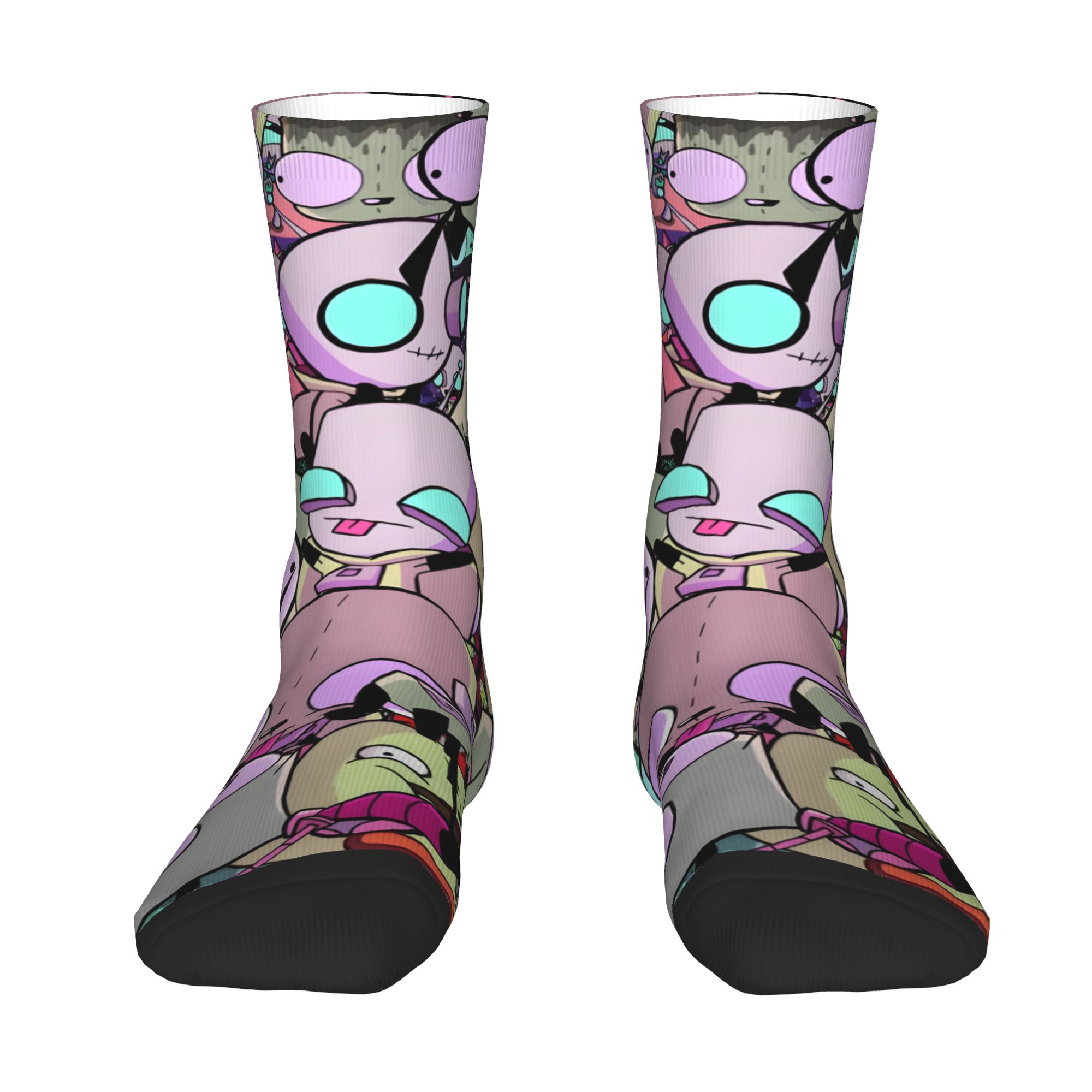 Custom I-Invader Z-Zim Cartoon - đánh giá và giá Dress Sock Men