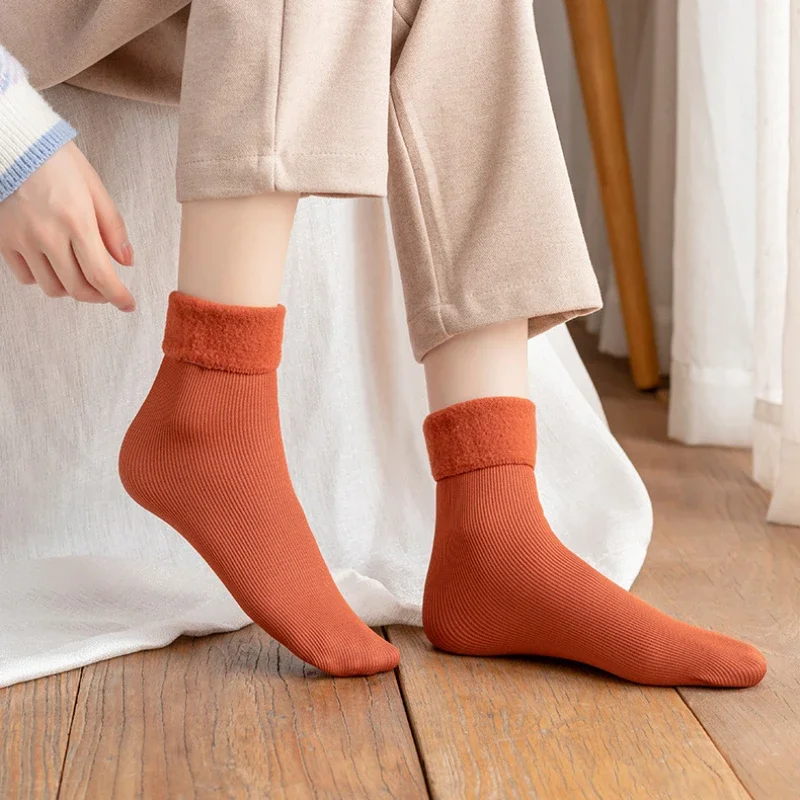 1-4Pairs Thick Fleece Lined Wi - đánh giá và giá Thermal Sock Winter